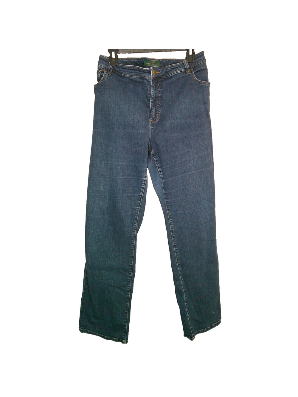 Ralph Lauren Jeans Co Classic Womens Sz 22W Dark Wash Classic Straight 30”Inseam